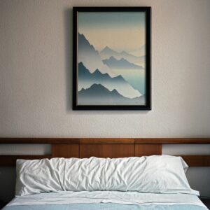 Beautiful House Scenery Photo Frame For Wall Mounted Painting